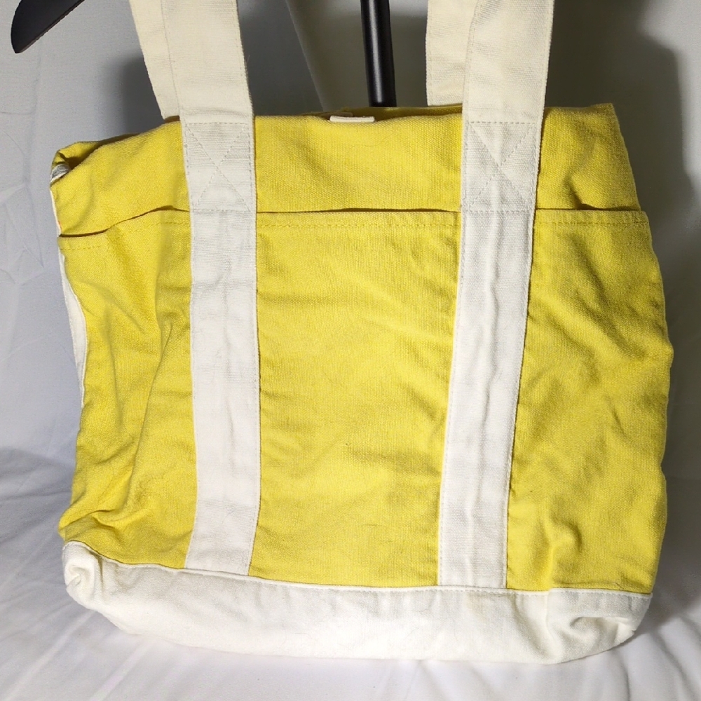 Summer Fun - Yellow and Cream Tote Bag
